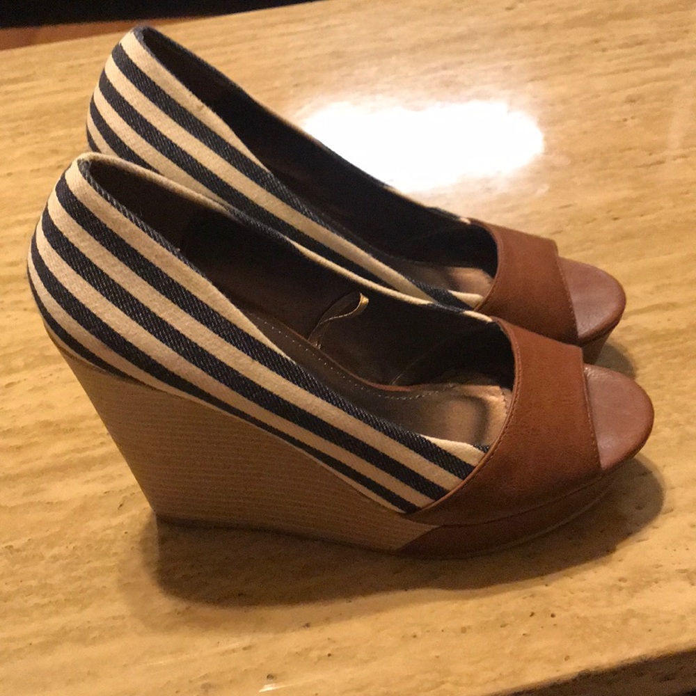 Peep Toe Wedges